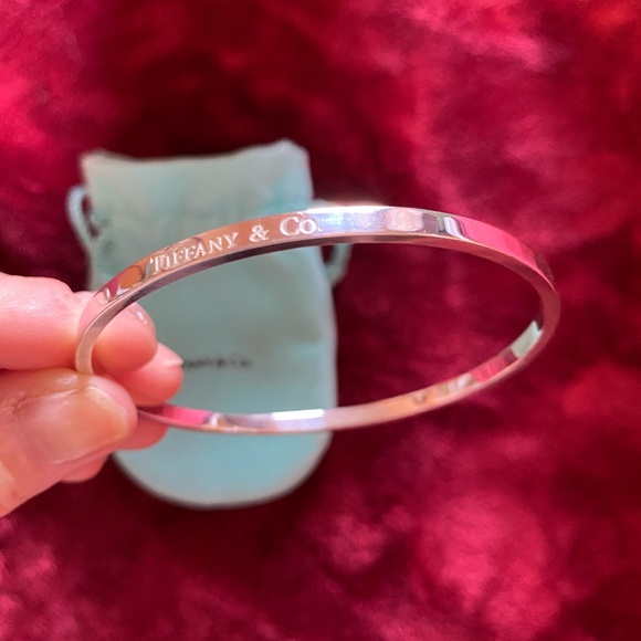 Tiffany & Co. Jewelry - Tiffany & Co. made 4 Italy bangle sterling silver